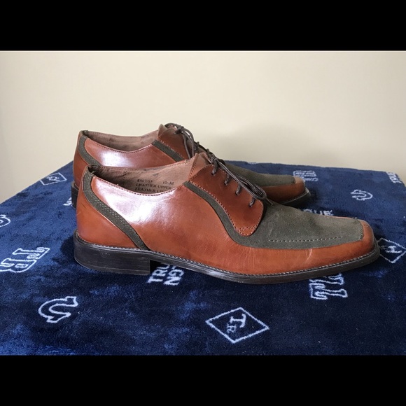 Fratelli Rosetti Men’s Cognac Leather Shoes SZ10.5 - Picture 3 of 8